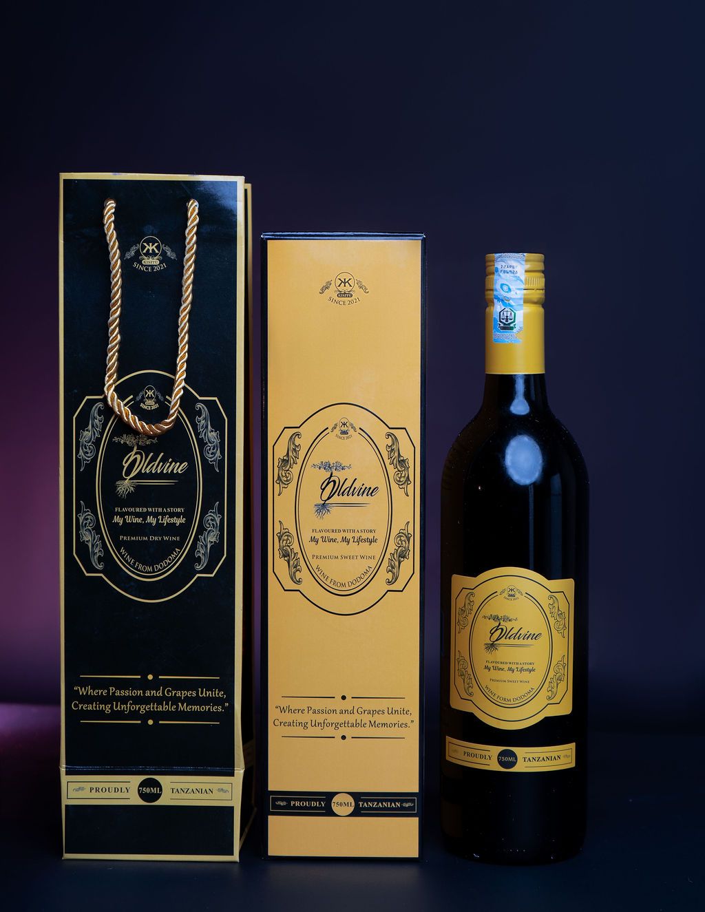 Oldvine Premium Dry Wine - Dry Red Wine